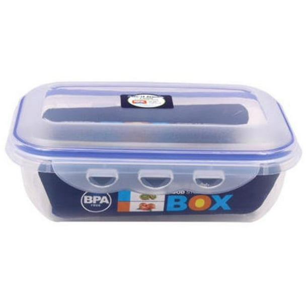 Pac-it Fresh 3-Pack Clear Plastic Food Storage Container w Lids BPA Free Pac-it Fresh 3-Pack Clear Plastic Food Storage Container w Lids BPA Free